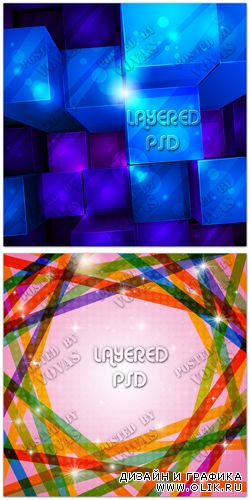 Layered PSD Abstract Backgrounds01