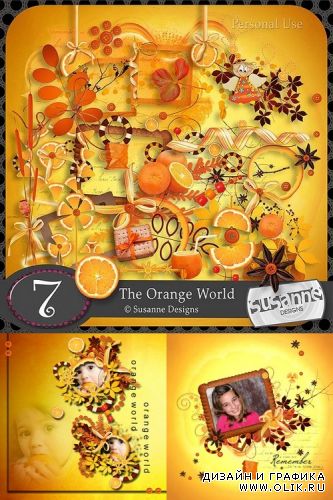 Scrap kit   The Orange World