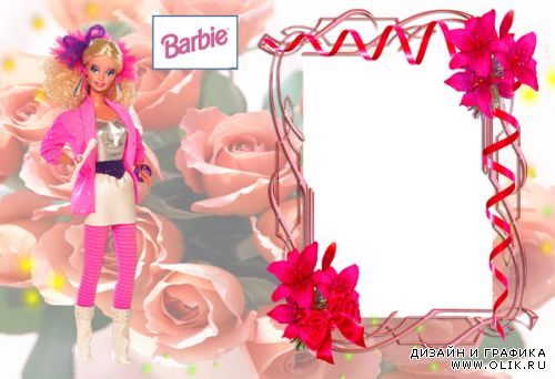 Рамка для фото-Barbie