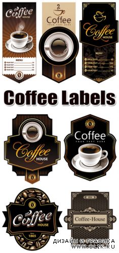 Coffee Labels Vector 2