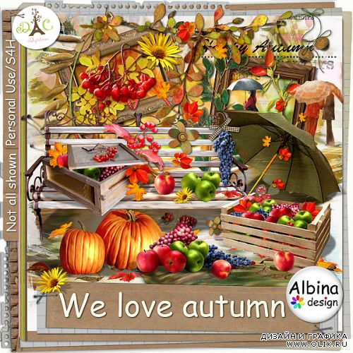 Scrap - We love autumn