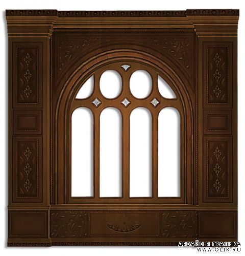 Old carved wooden doors and windows/ Старые резные деревянные двери и окна