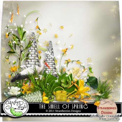 Scrap kit   The Smell of Spring