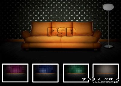Sofa PSD File