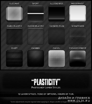 Plastic ps layer styles