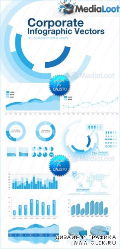 MediaLoot - Corporate Infographic Vectors