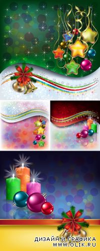 Christmas Backgrounds Vector 2