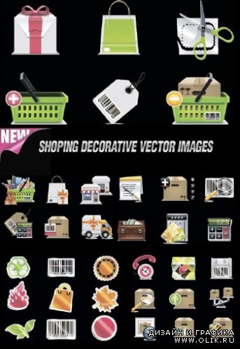 Shoping Decorative Vector images