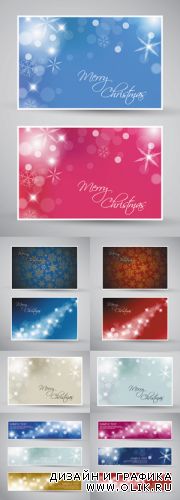 Christmas Banners & Cards Vector