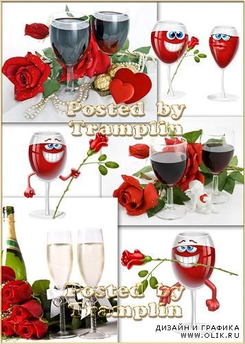 Розы и шампанское - Roses and champaign