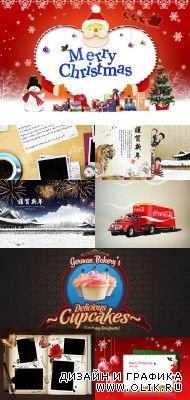 Collection of Beautiful  PSD Sources  2011 pack # 54