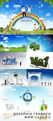 Collection of Beautiful  PSD Sources  2011 pack # 62