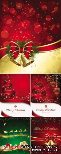 Christmas Backgrounds Vector 2012