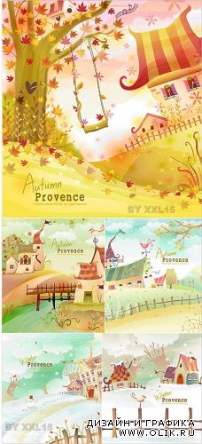 Autumn and winter provence