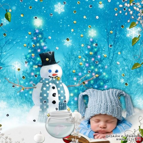 Зимний скрап-набор - It's Christmas