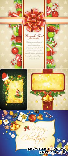 Christmas and New Year Vector 5