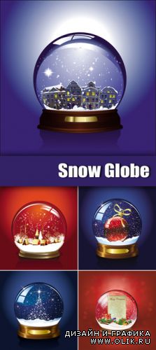 Snow Globe Vector