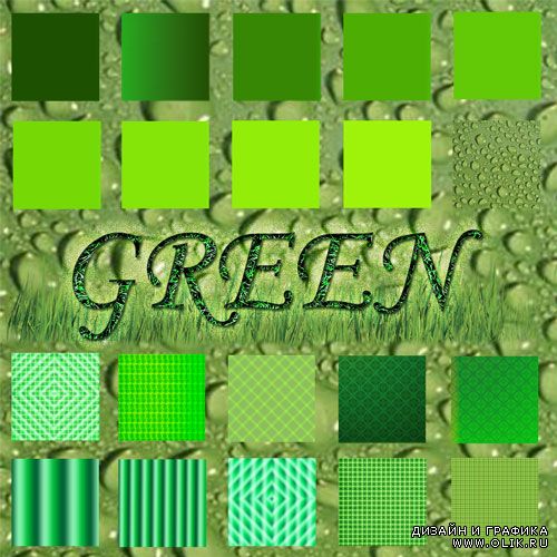 Фон для фотошоп зелёного цвета