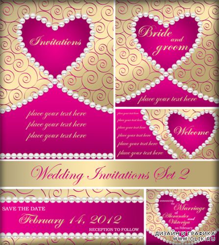 Wedding Invitations Set 2