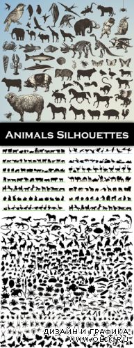Animals Silhouettes Vector