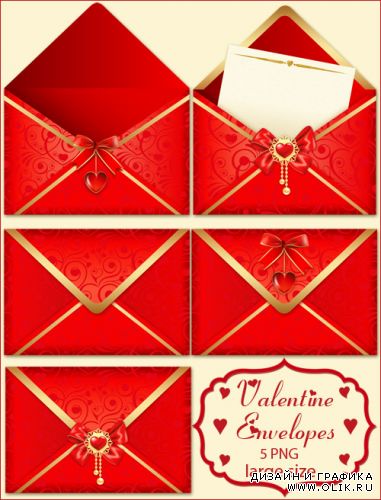 Valentine envelopes