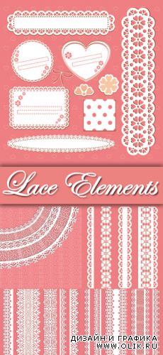 Lace Elements Vector