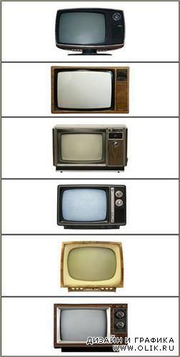 Старые телевизоры в PSD