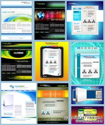 Web Site Big Vector Collection