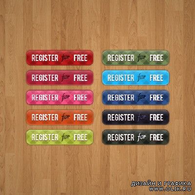Buttons Psd Pack for PHSP