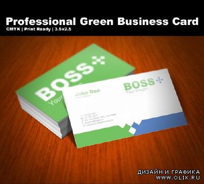 Boss Business Card Psd for PHSP