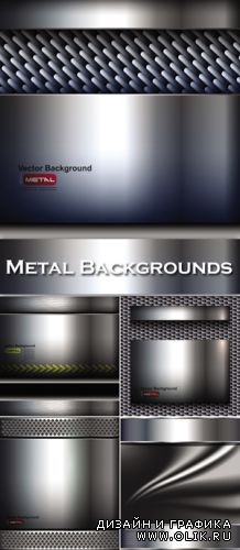Abstract Metal Backgrounds Vector 3