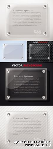 Transparent Glass Frames Vector 2