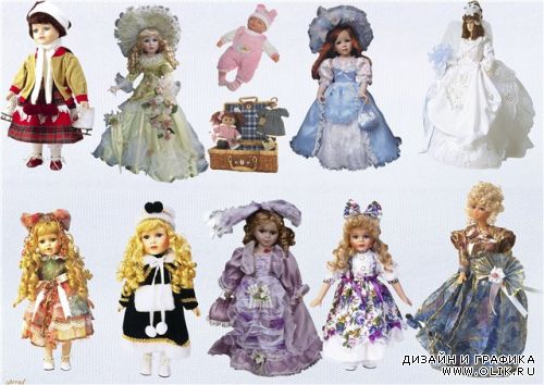 Клипарт куклы в png / Doll clipart to png