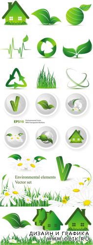 Environmental Icons Vector