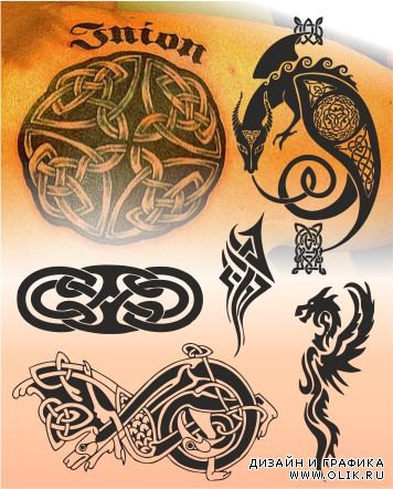 Кельтские орнаменты для тату