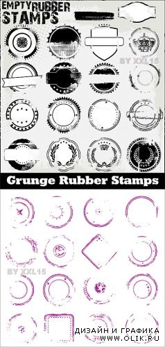 Empty grunge stamps 2