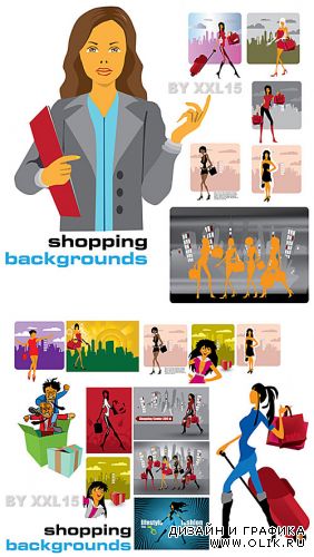 Shopping backgrounds