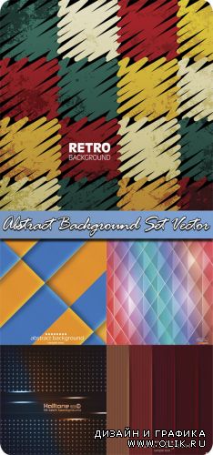 Abstract Background Set Vector