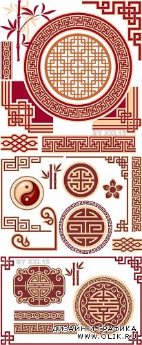 Oriental design elements