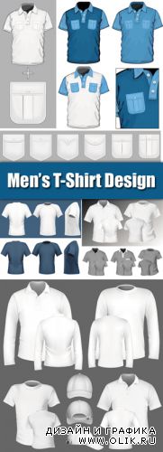 Men's T-shirts Vector