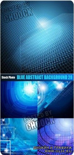 Голубой абстрактный фон 28 - растровый клипарт