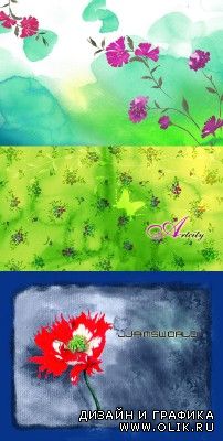 Flowers Backgrounds Psd for PHSP