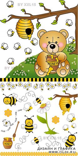 Bees, bear and honey