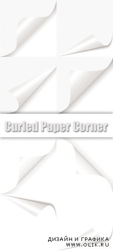 Curled Paper Corner Vector