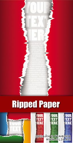 Ripped Paper Backgrounds Vector