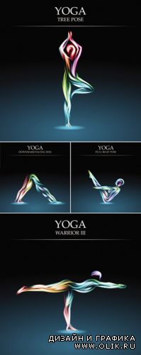 Yoga Poses Vector
