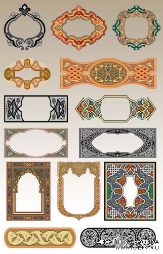 Декоративные орнаменты в векторе / Decorative ornaments in the vector