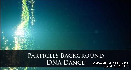 Particles Background DNA Dance