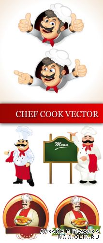 Chef Cook Vector