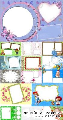 Collection of Spring Photo frames pack 20